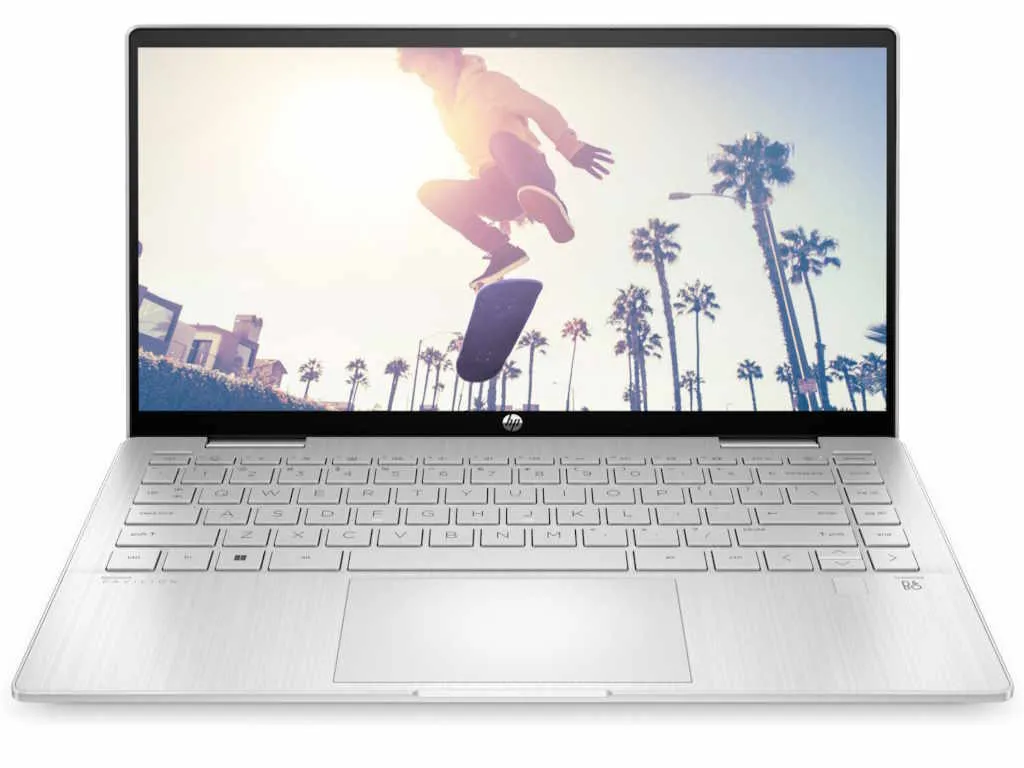 HP PSG Laptop HP Pavilion x360 14-ek1003nm DOS/14"FHD IPS Touch/i7-1355U/16GB onboard/512GB/backl/FPR/srebr Slika 3